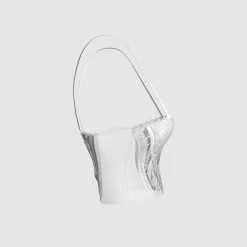 FINESSE Tops Callie White Corset Top