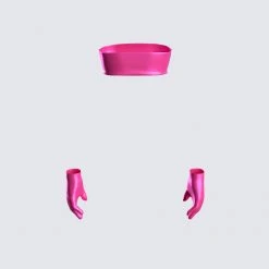 Dios Tops Lydia Magenta Top & Gloves