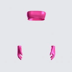 Dios Tops Lydia Magenta Top & Gloves