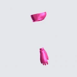 Dios Tops Lydia Magenta Top & Gloves