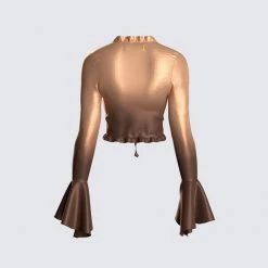 FINESSE Tracy Ombre Print Top