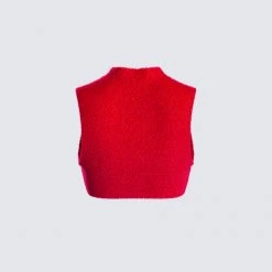 FINESSE Tops Brielle Red Cropped Top 10 FINESSE Tops Brielle Red Cropped Top