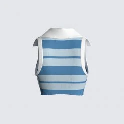 FINESSE Davis Multi Stripe Top