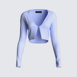 FINESSE Lori Lavender Jersey Top Tops