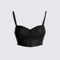 FINESSE Dixon Shimmer Corset Top Tops