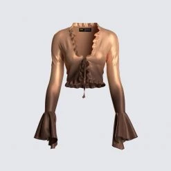 FINESSE Tracy Ombre Print Top