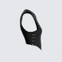 FINESSE Eli Black Corset Top Tops