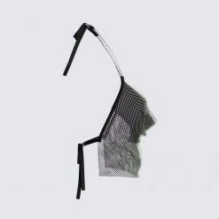 FINESSE Tops Iris Black Rhinestone Top