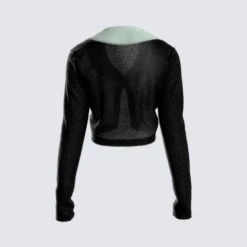 FINESSE Tops Danielle Fur Trim Top 10 FINESSE Tops Danielle Fur Trim Top