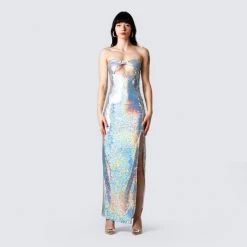 FINESSE Alexi Multi Sequin Gown Dresses 11 FINESSE Alexi Multi Sequin Gown Dresses