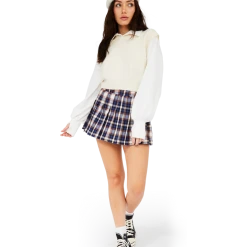 FINESSE Bella Princess Plaid Pleated Skirt 12 FINESSE Bella Princess Plaid Pleated Skirt