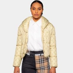 FINESSE Outerwear Burbie Checkered Puffer