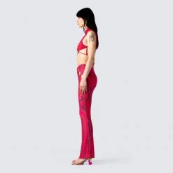 FINESSE Carter Multi Print Pant Bottoms