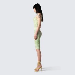 FINESSE Cher Green Sweater Dress Dresses