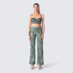 FINESSE Dixon Shimmer Corset Top Tops