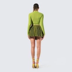 FINESSE Adin Pleated Knit Skirt 13 FINESSE Adin Pleated Knit Skirt