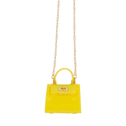 FINESSE Yellow Glossy Mini Bag Accessories