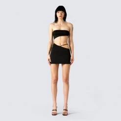 FINESSE Lewis Black Cut Out Dress 10 FINESSE Lewis Black Cut Out Dress