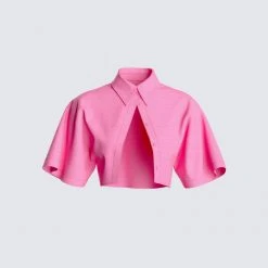 FINESSE Tops Staci Short Sleeve Shirt