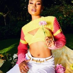 FINESSE Ronnie Colorblock Sweater Tops