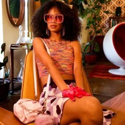 FINESSE Kristi Eat Your Heart Out Skirt