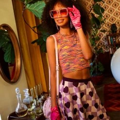 FINESSE Kristi Eat Your Heart Out Skirt