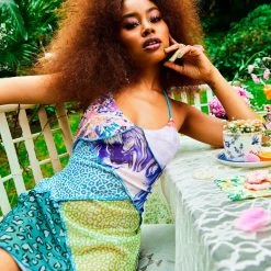 FINESSE Dresses Erin Rainbow Sherbet Dress