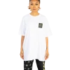 FINESSE Tops Jacko Patched Up Oversized Tee White