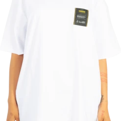 FINESSE Tops Jacko Patched Up Oversized Tee White