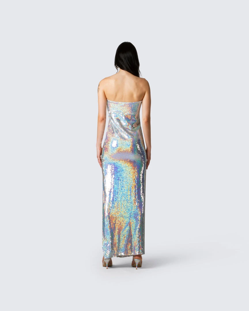 FINESSE Alexi Multi Sequin Gown Dresses 8 FINESSE Alexi Multi Sequin Gown Dresses