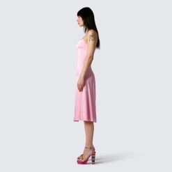 FINESSE Dresses Chrishell Satin Cut Out Midi Dress 12 FINESSE Dresses Chrishell Satin Cut Out Midi Dress