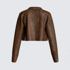 FINESSE Lynn Snake Skin Jacket