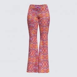 FINESSE Bottoms Cara Rainbow Knit Pants