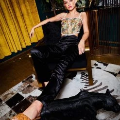 FINESSE Bottoms Antoinette Tied Up Pants