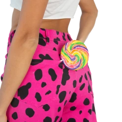 FINESSE Bottoms E Captivated Cow Printed Pants