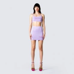 FINESSE Sydney Lilac Logo Skirt