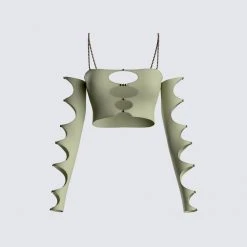 FINESSE Tops Davina Cut Out Top