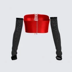 FINESSE Tops Cleo Corset Top & Gloves