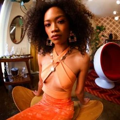 FINESSE Tops Tori Twisted Daiquiri Top