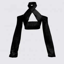 FINESSE Dom Pleated Top Tops