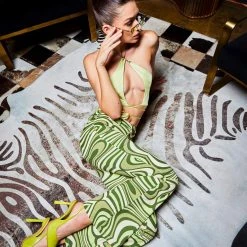 FINESSE Cassie Mint Groovy Pants