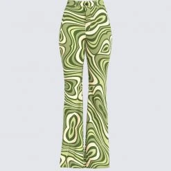 FINESSE Cassie Mint Groovy Pants