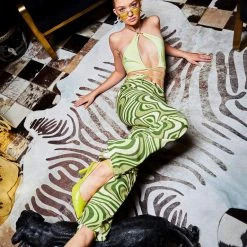 FINESSE Cassie Mint Groovy Pants