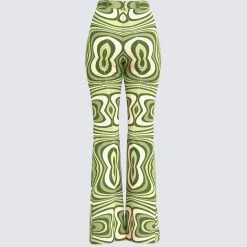 FINESSE Cassie Mint Groovy Pants