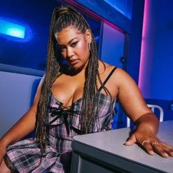 FINESSE Angel Plaid Pleated Skirt Bottoms 14 FINESSE Angel Plaid Pleated Skirt Bottoms