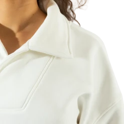 FINESSE Tops Bella Paradise Cropped Collared Pullover