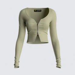 FINESSE Gemma Zip Up Top Tops