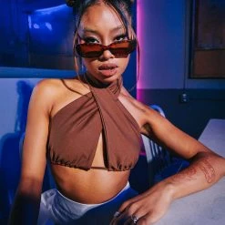 FINESSE Zeke Criss Cross Top Tops