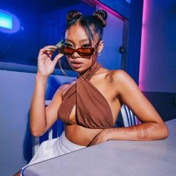 FINESSE Zeke Criss Cross Top Tops