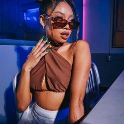 FINESSE Zeke Criss Cross Top Tops